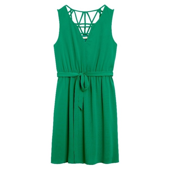 Skies Are Blue - Green Kacie Sleeveless Dress - Picture 3 of 14
